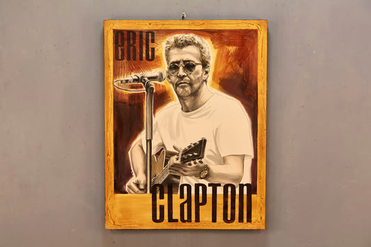 Large "Eric Clapton" Painting