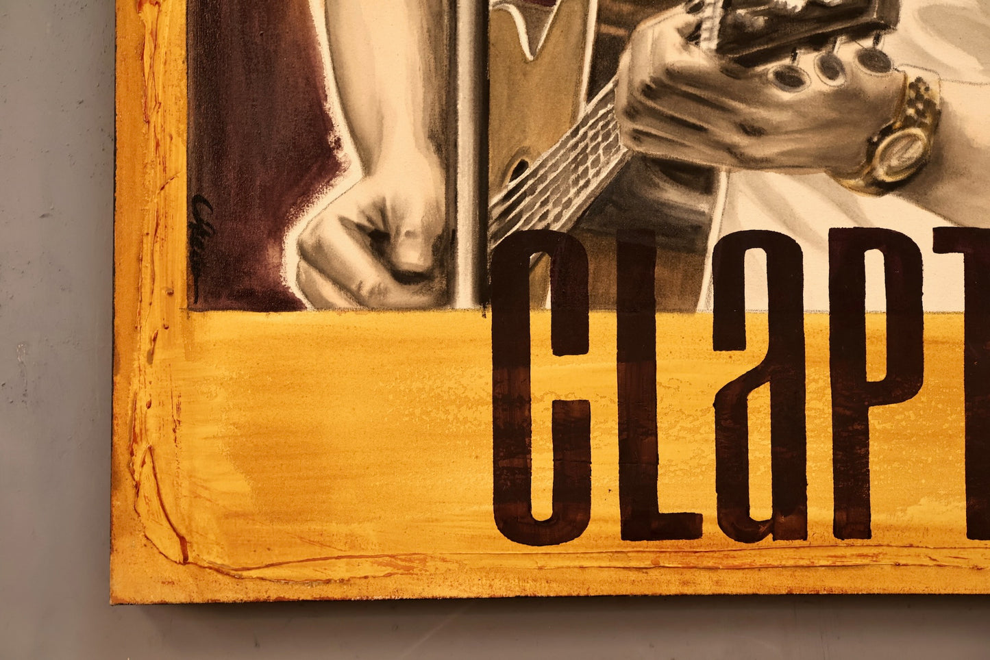 Large "Eric Clapton" Painting