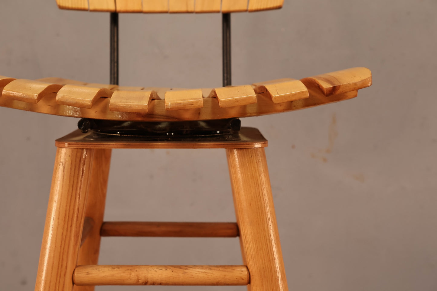 Umanoff-Style Slatted Bar Stool - ONLINE ONLY