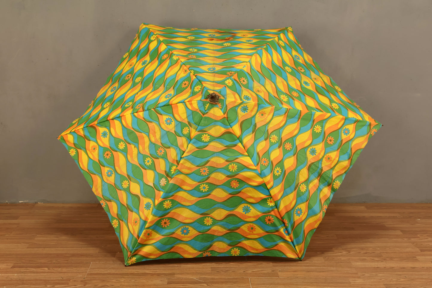 Groovy Floral Outdoor Umbrella