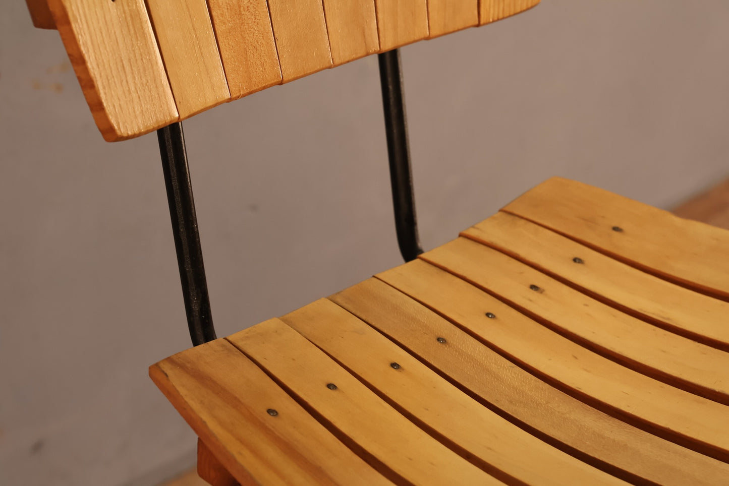 Umanoff-Style Slatted Bar Stool - ONLINE ONLY