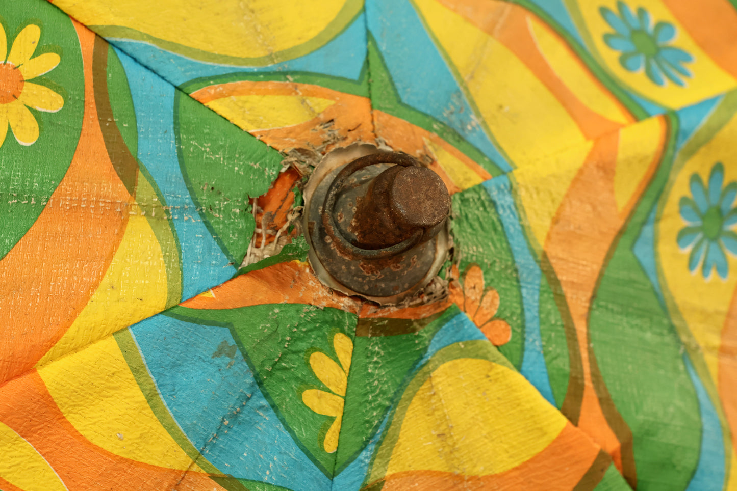 Groovy Floral Outdoor Umbrella