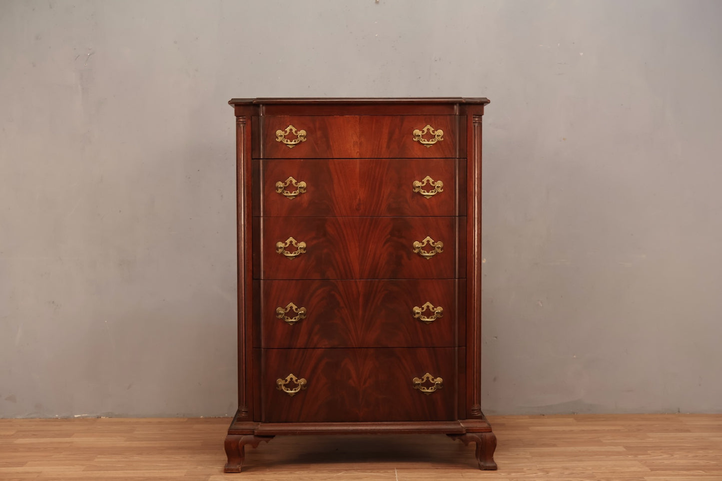 1950s Mahogany 5-Drawer Dresser