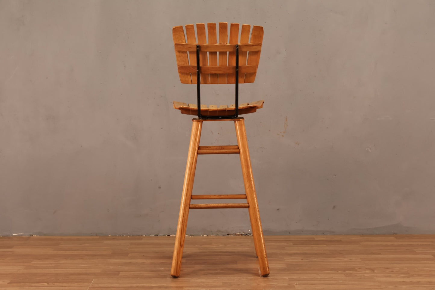 Umanoff-Style Slatted Bar Stool - ONLINE ONLY