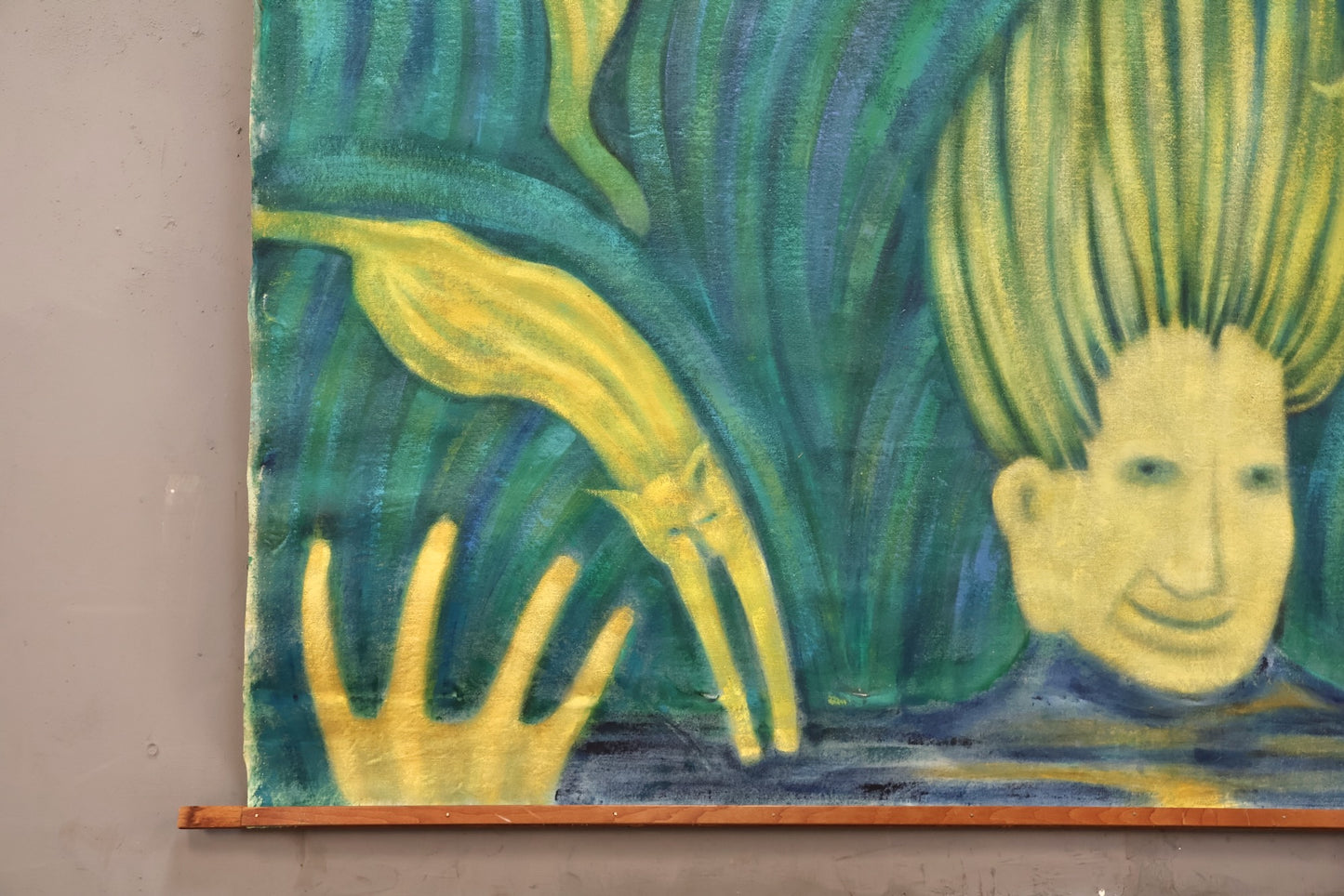 Giant "The Cat Juggler/Paradise" Painting