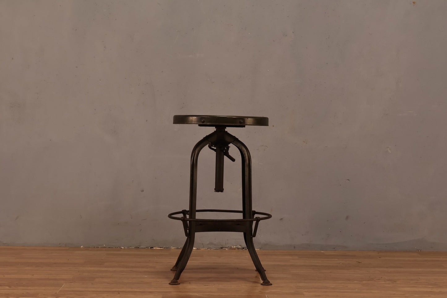 Uhl Industrial Steel Swivel Stool