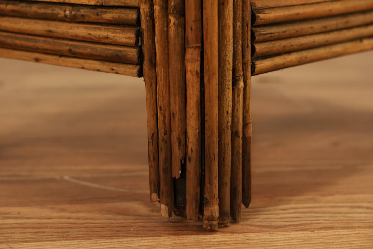 Small Bamboo Side Table