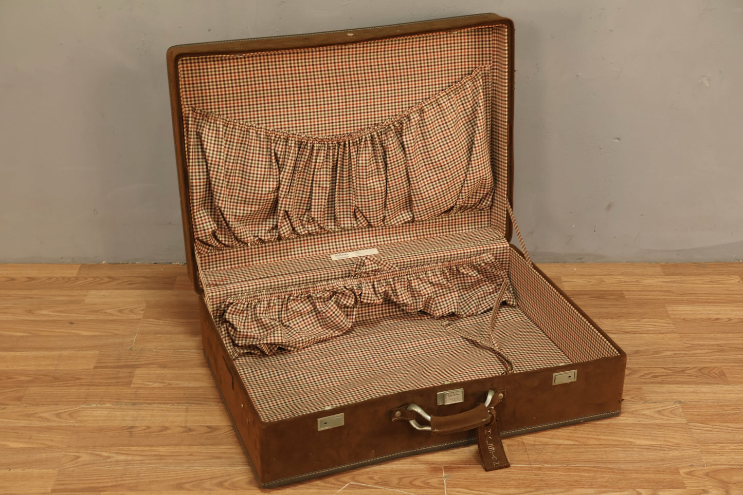 Hartmann for Halston Suede Suitcase