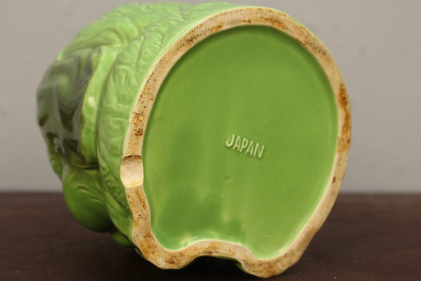 Lime Dog Ceramic Cookie Jar