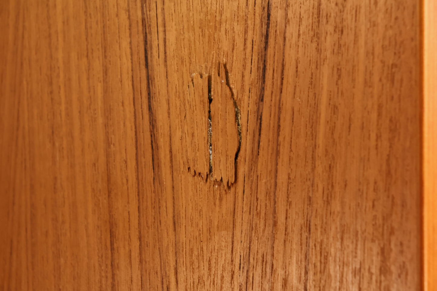Teak Sliding-Door Wall Unit