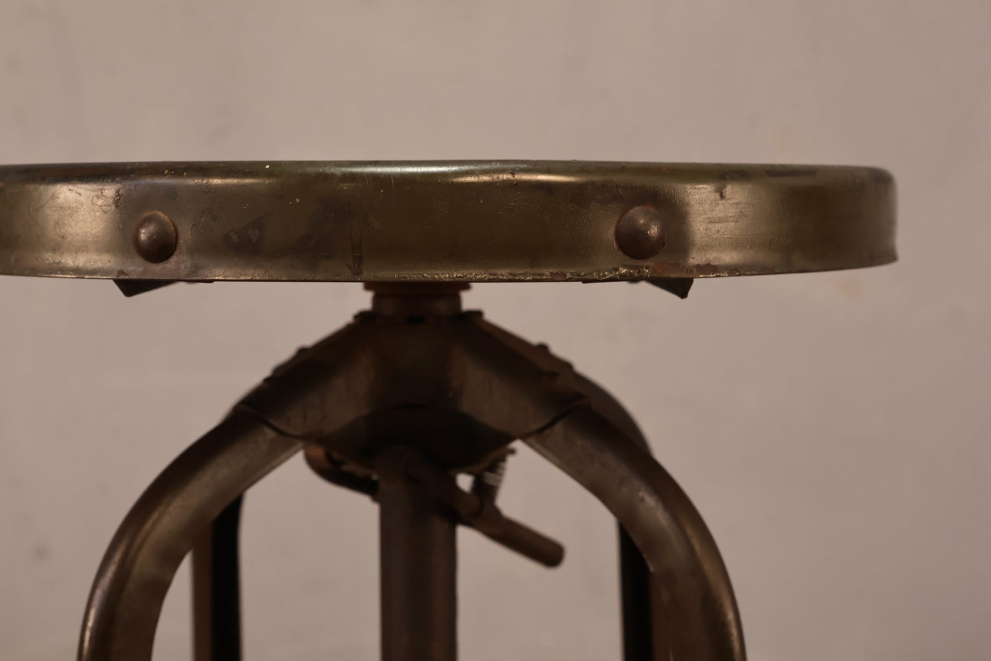 Uhl Industrial Steel Swivel Stool
