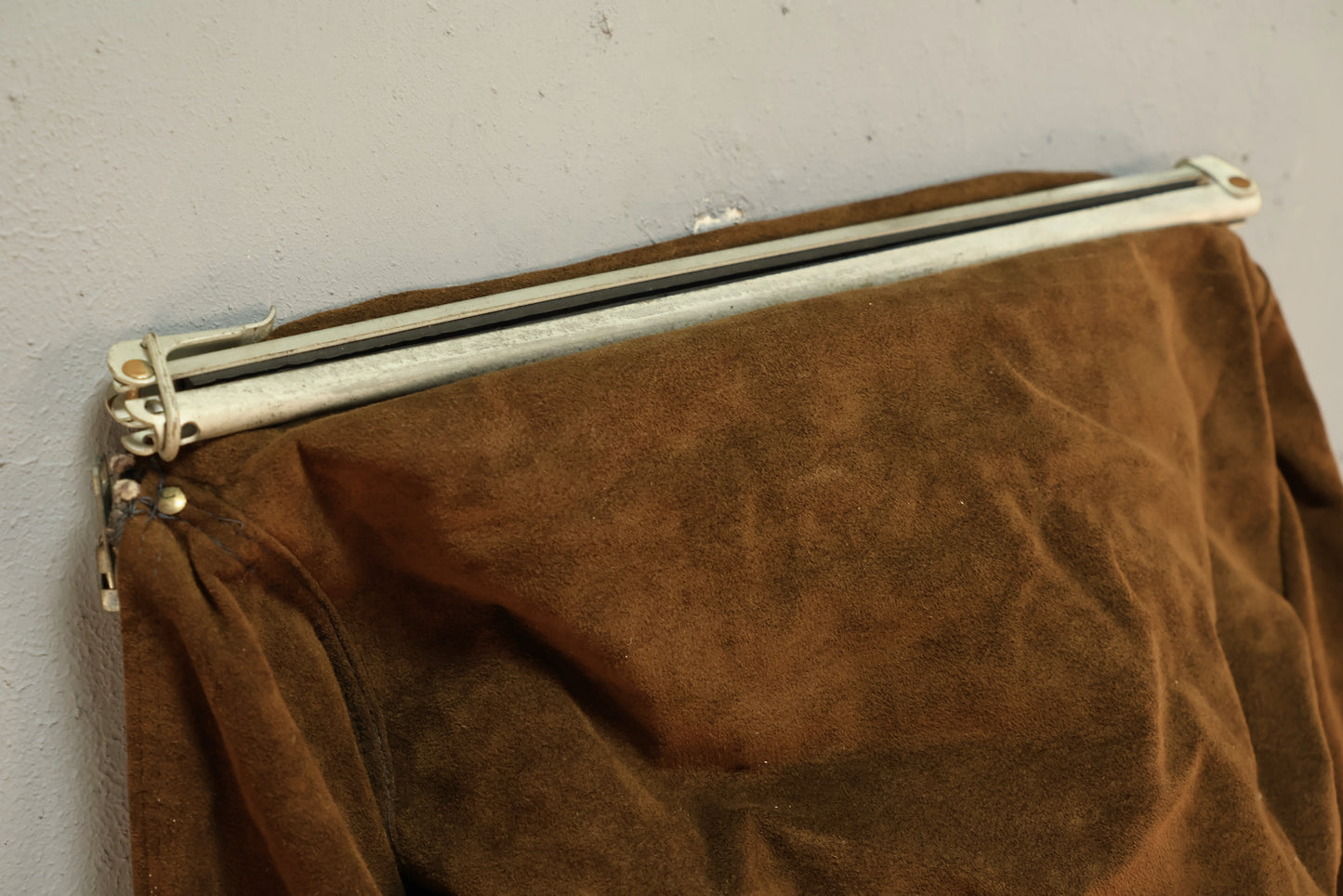 Hartmann for Halston Suede Suitcase