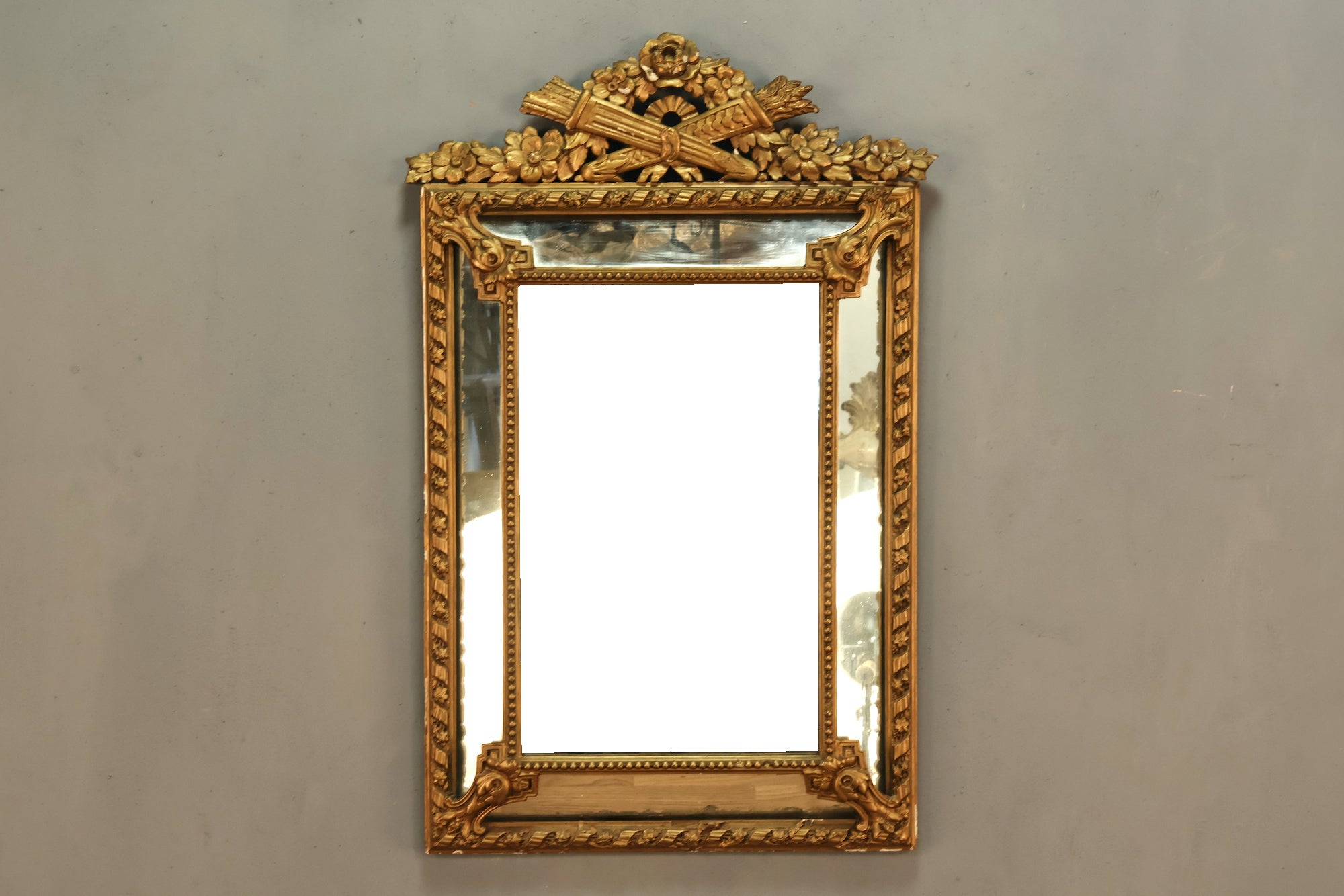 Louis XV-Style Beveled Mirror – Furnish Green