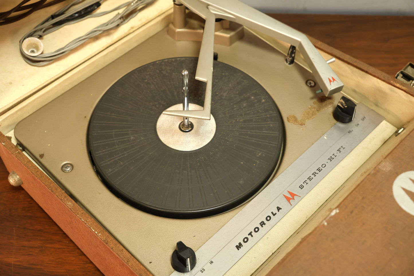 1950s Motorola Stereophonic Prop Record Player