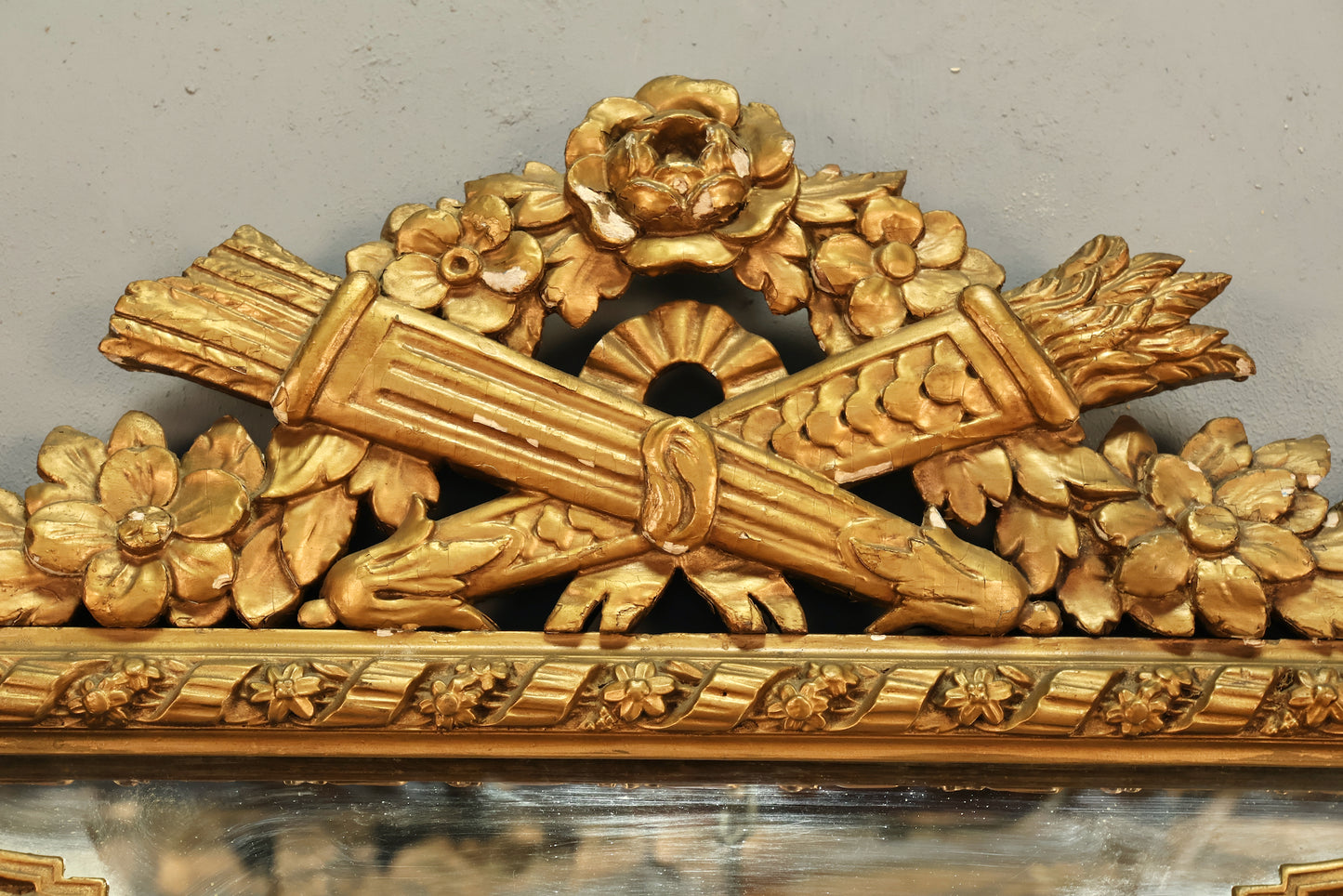 Louis XV-Style Beveled Mirror