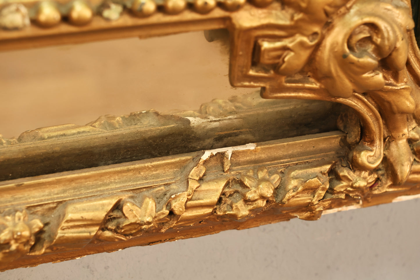 Louis XV-Style Beveled Mirror