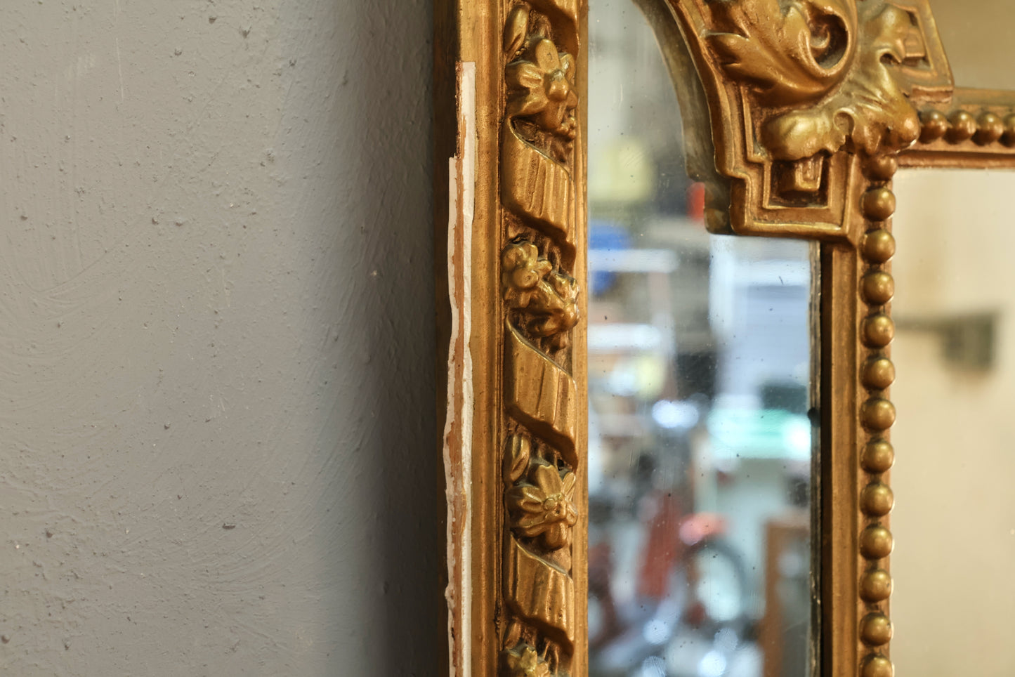 Louis XV-Style Beveled Mirror