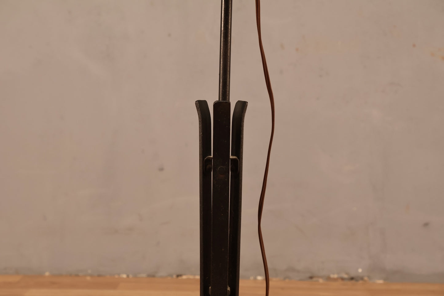 Slim Wrought Iron Floor Lamp