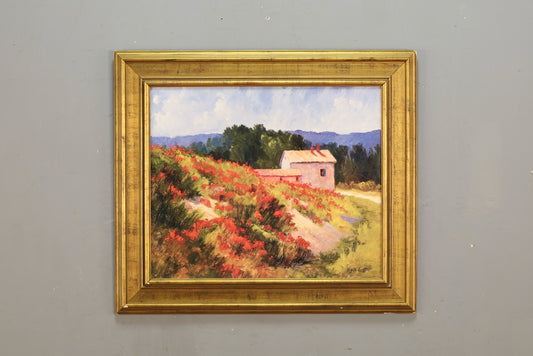 "Late Spring Poppies" Brigitte Curt Print