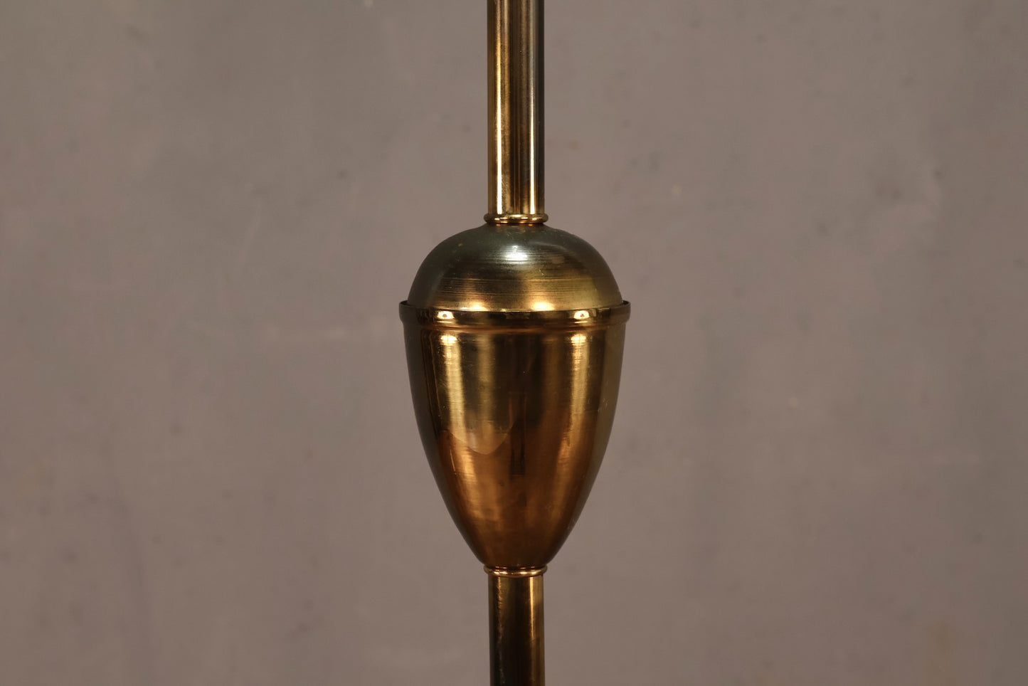 Elegant Brass & Frosted Glass Floor Lamp