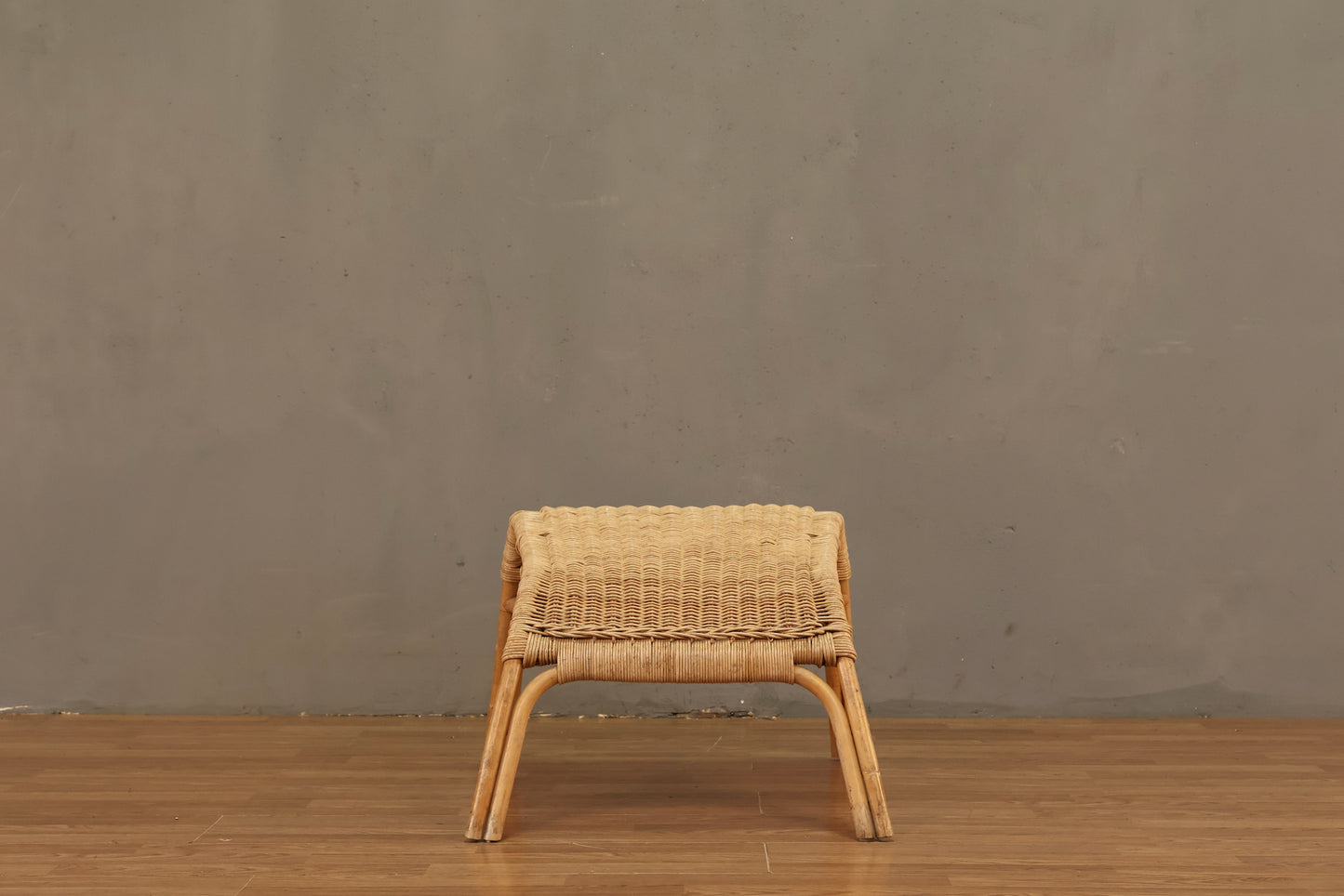 Wicker & Rattan Lounge Chair & Ottoman - ONLINE ONLY