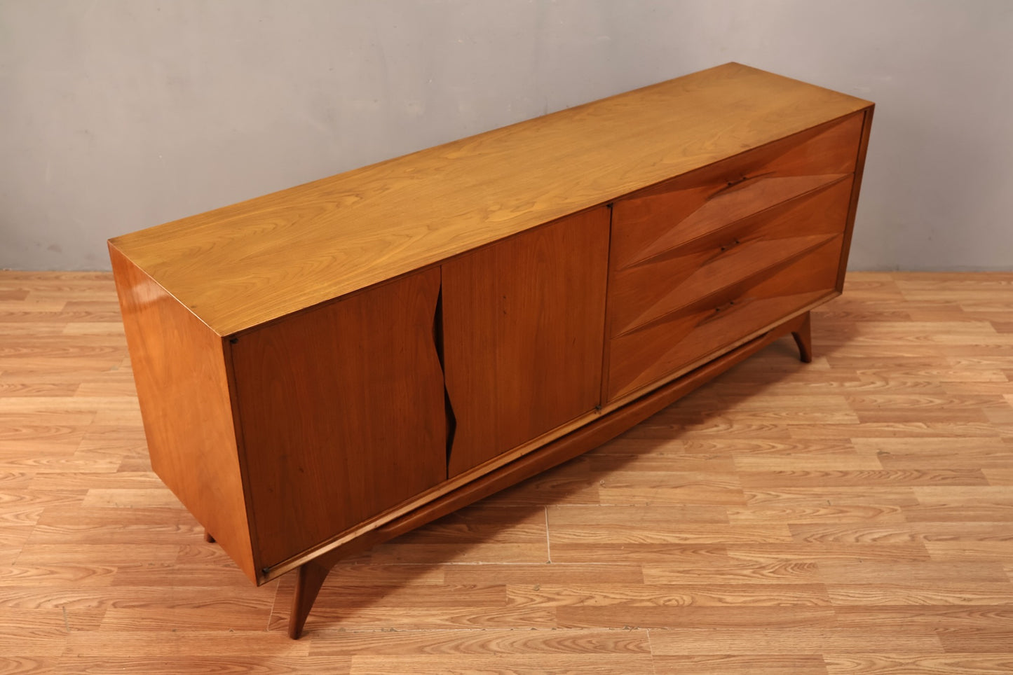 Luxe 1960s 6-Drawer Credenza
