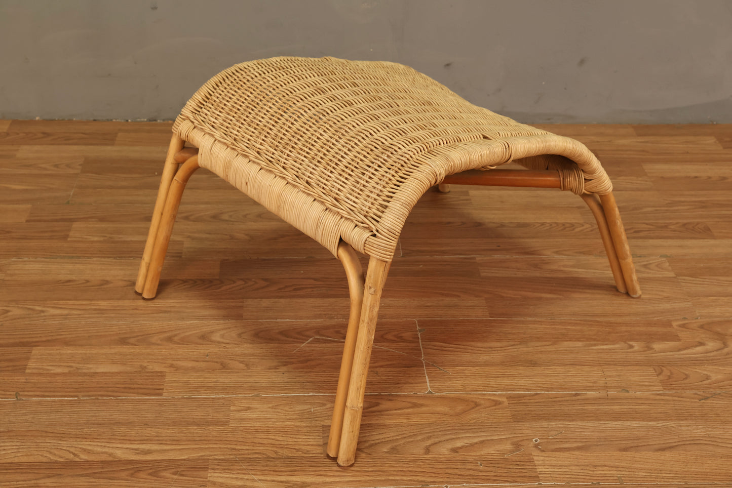 Wicker & Rattan Lounge Chair & Ottoman - ONLINE ONLY