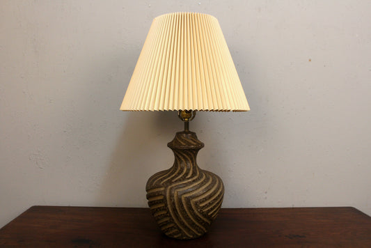 Etched Plaster Lamp