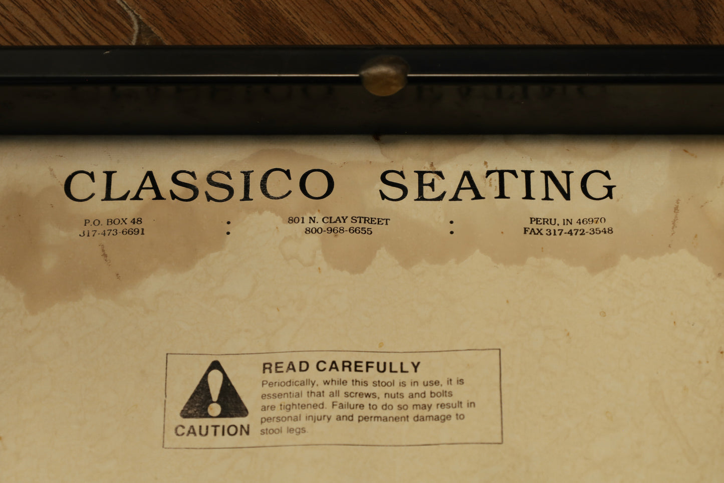 Classic Black Metal & Vinyl Side Chair