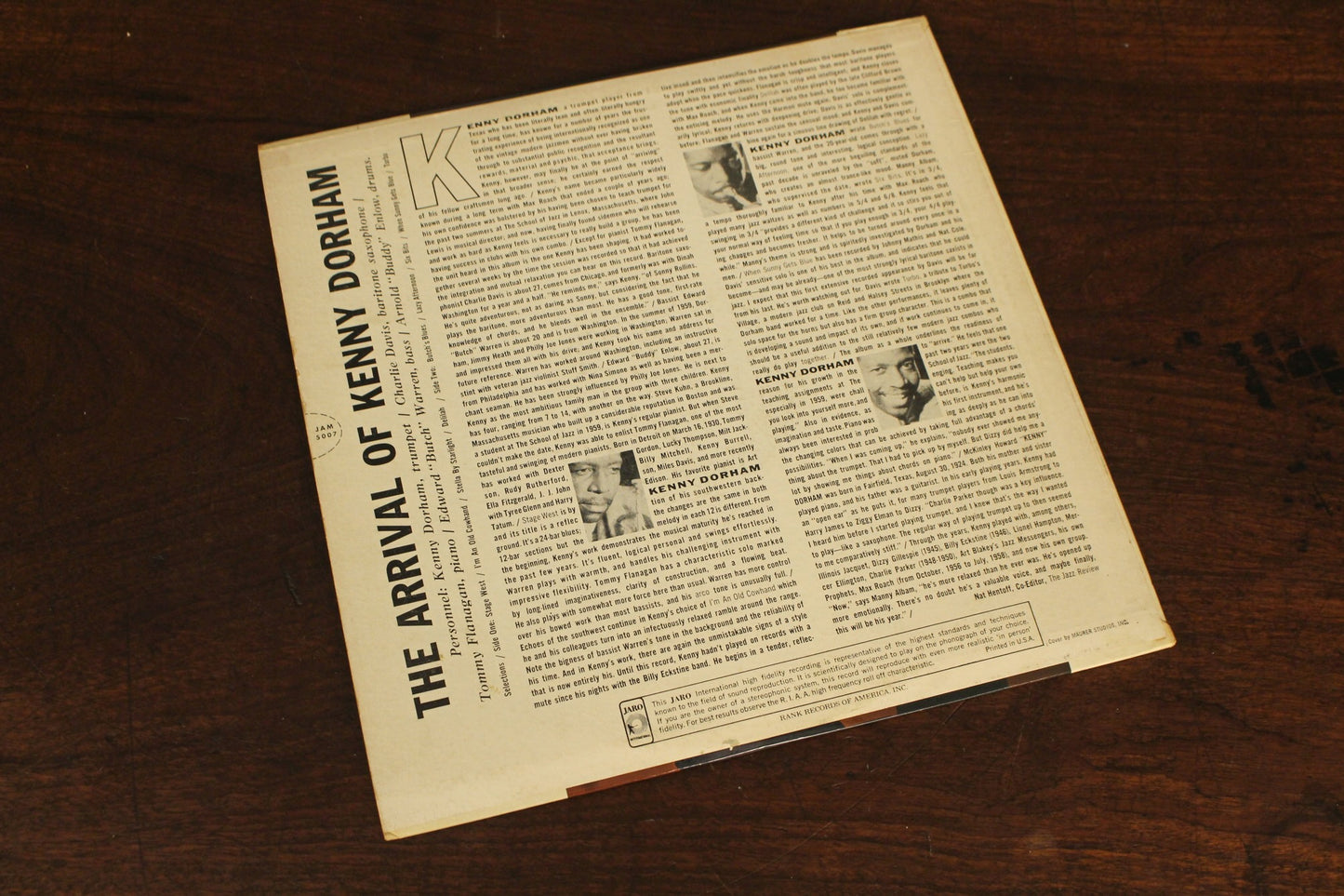 "The Arrival of Kenny Dorham" 1960 LP