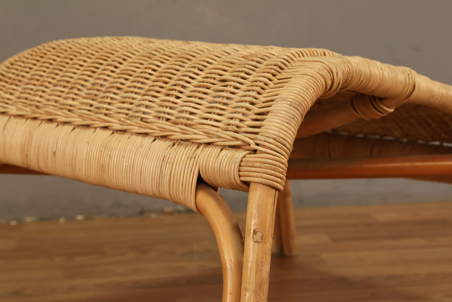 Wicker & Rattan Lounge Chair & Ottoman - ONLINE ONLY