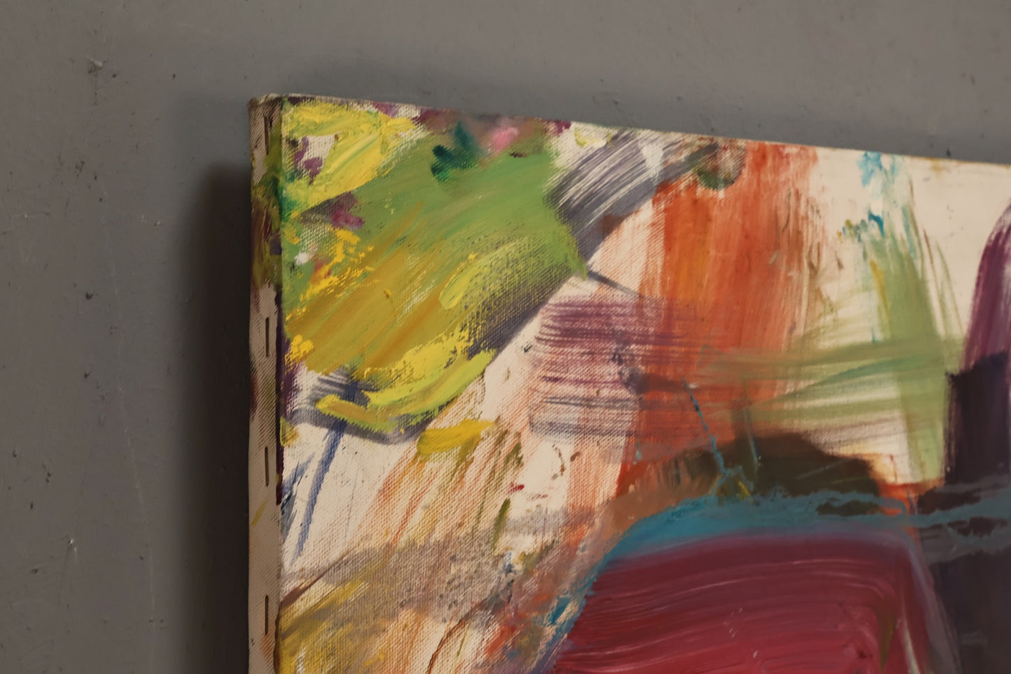 Large "Kick" Abstract Painting