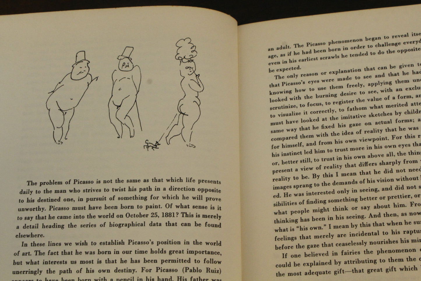 "Pablo Picasso" 1955 Book
