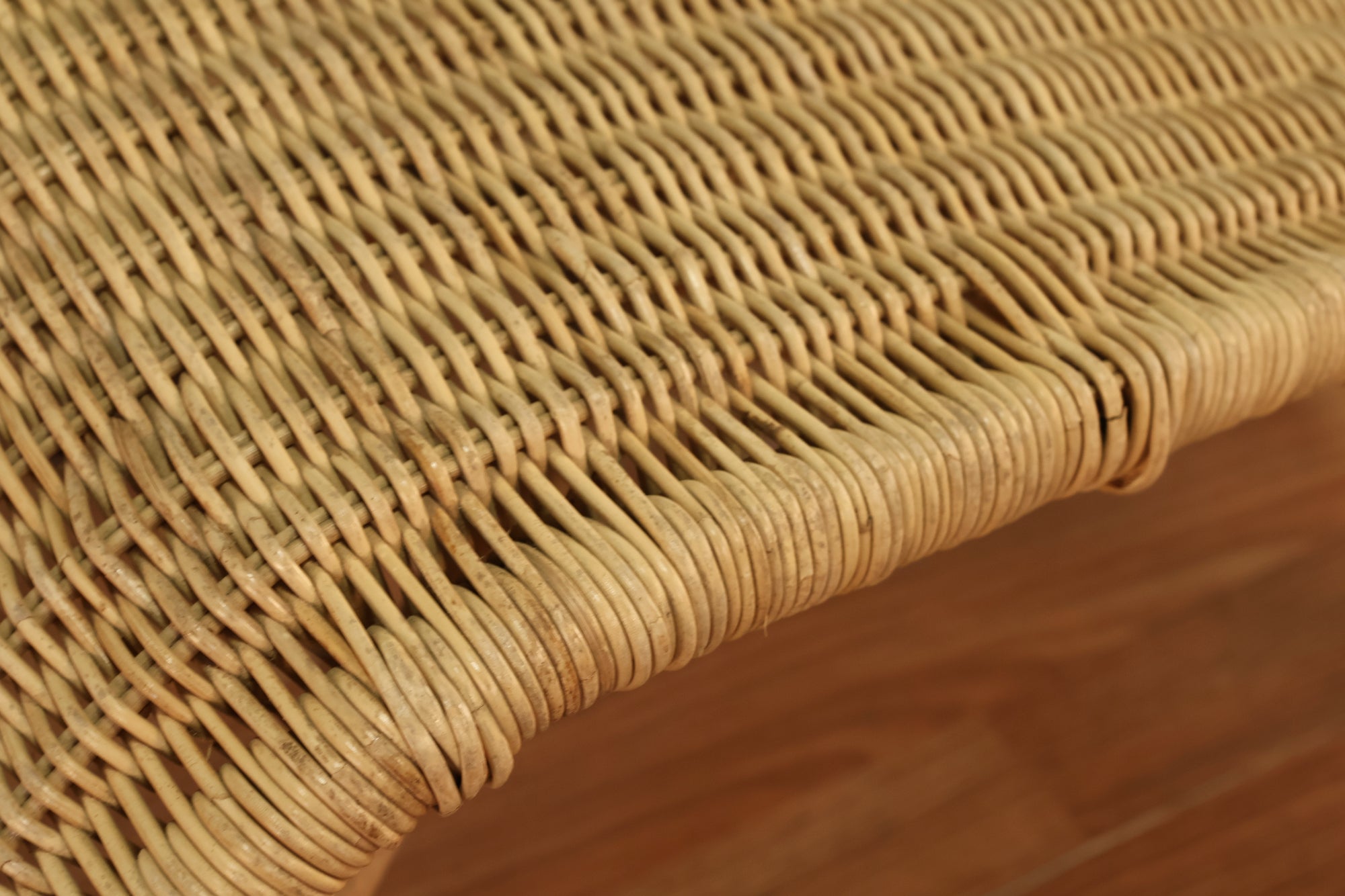 Wicker & Rattan Lounge Chair & Ottoman – Furnish Green