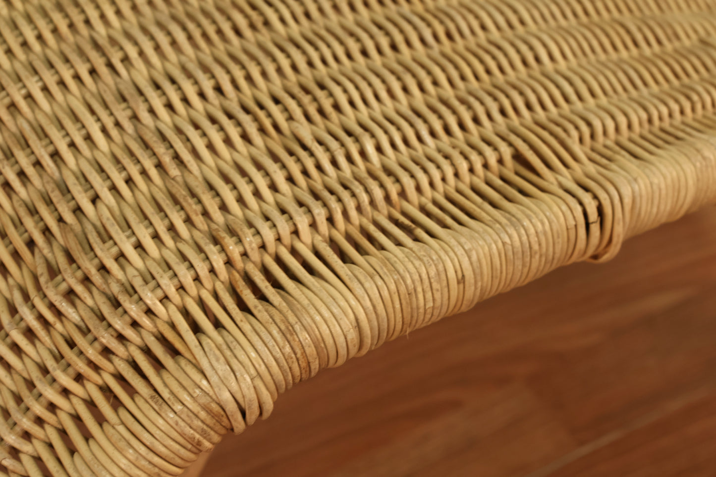 Wicker & Rattan Lounge Chair & Ottoman - ONLINE ONLY