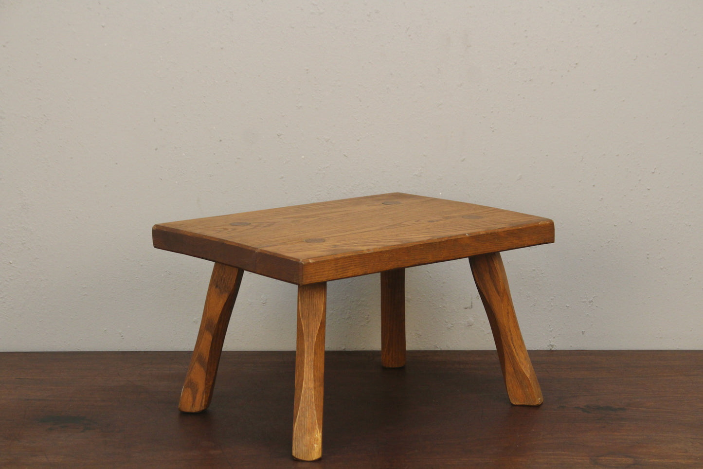 Solid Oak Footstool