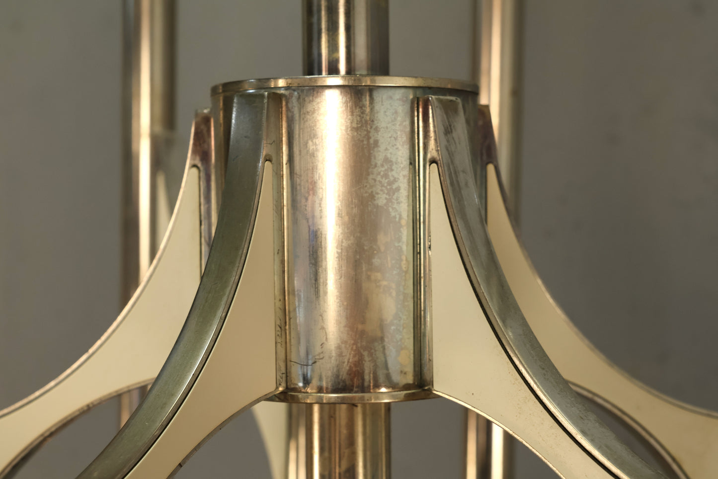 1970s Gaetano Sciolari Orbit Chandelier - ONLINE ONLY