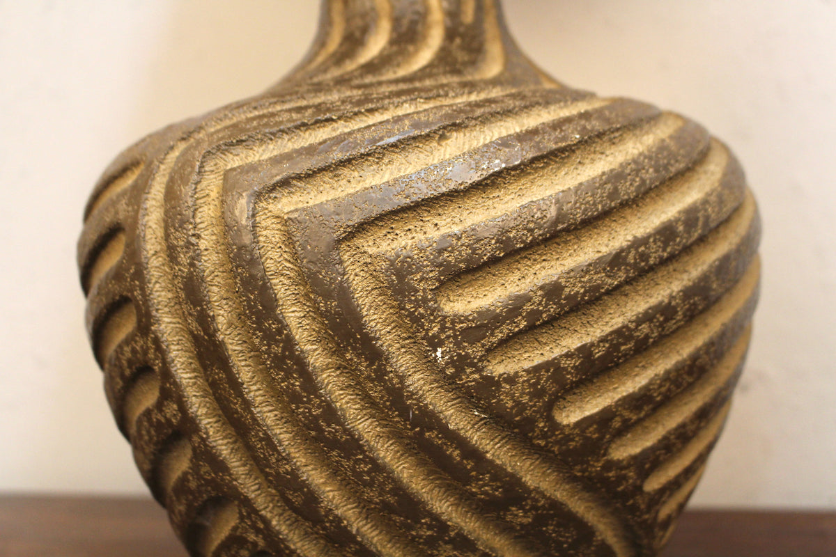 Etched Plaster Lamp