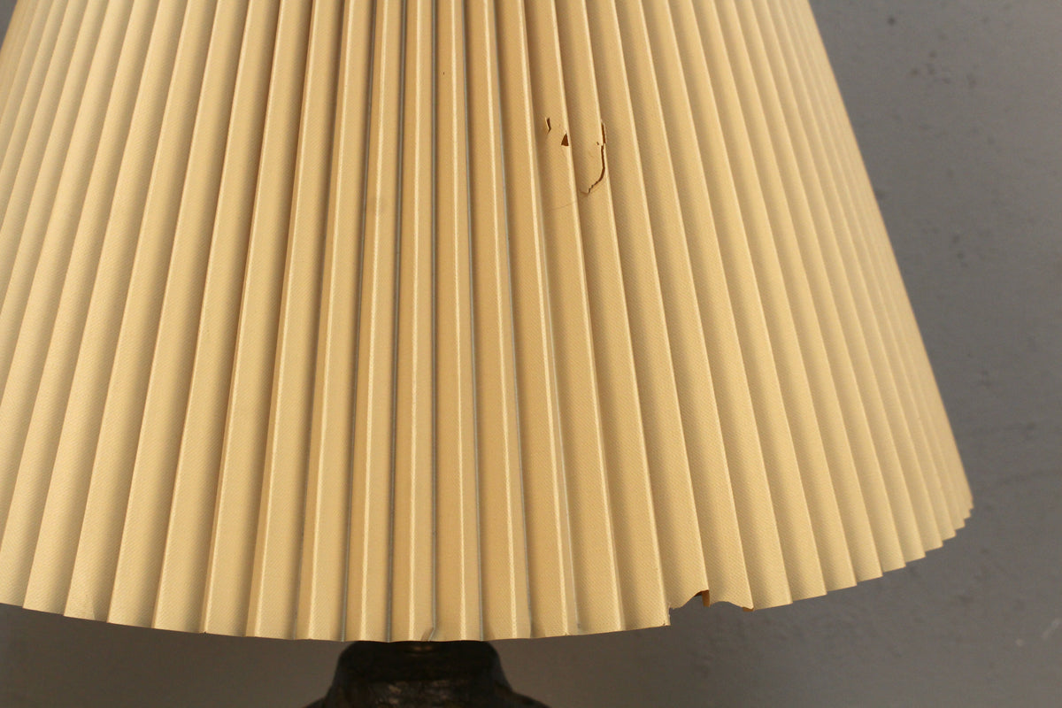Etched Plaster Lamp