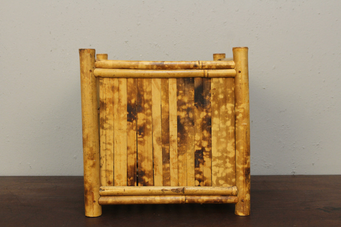 Square Tortoise Bamboo Planter