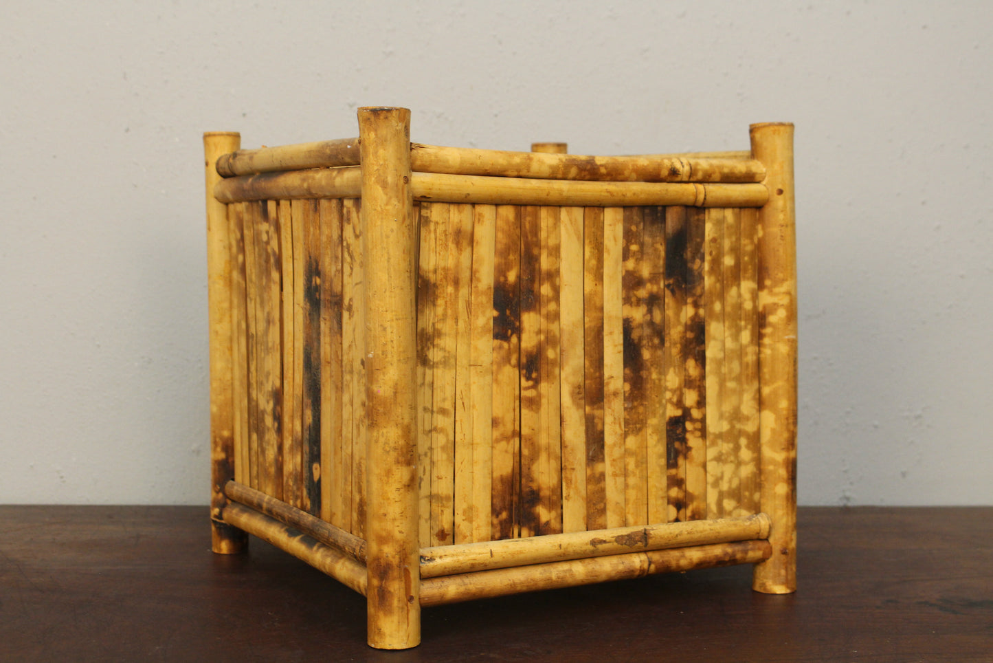Square Tortoise Bamboo Planter