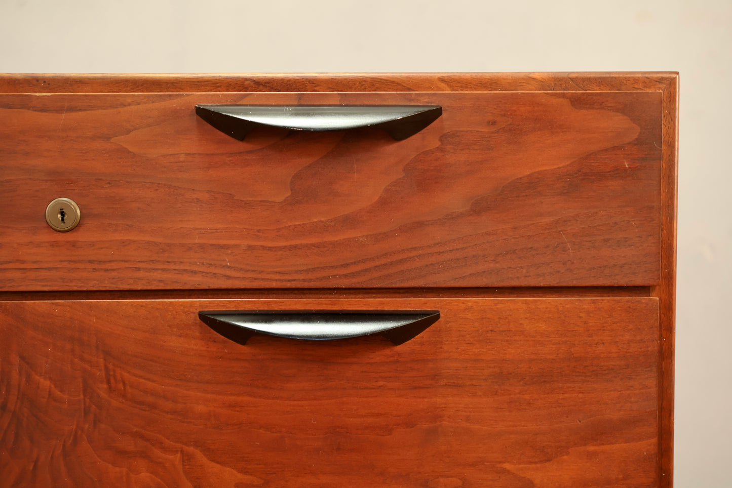 Jens Risom Walnut 2-Door Credenza