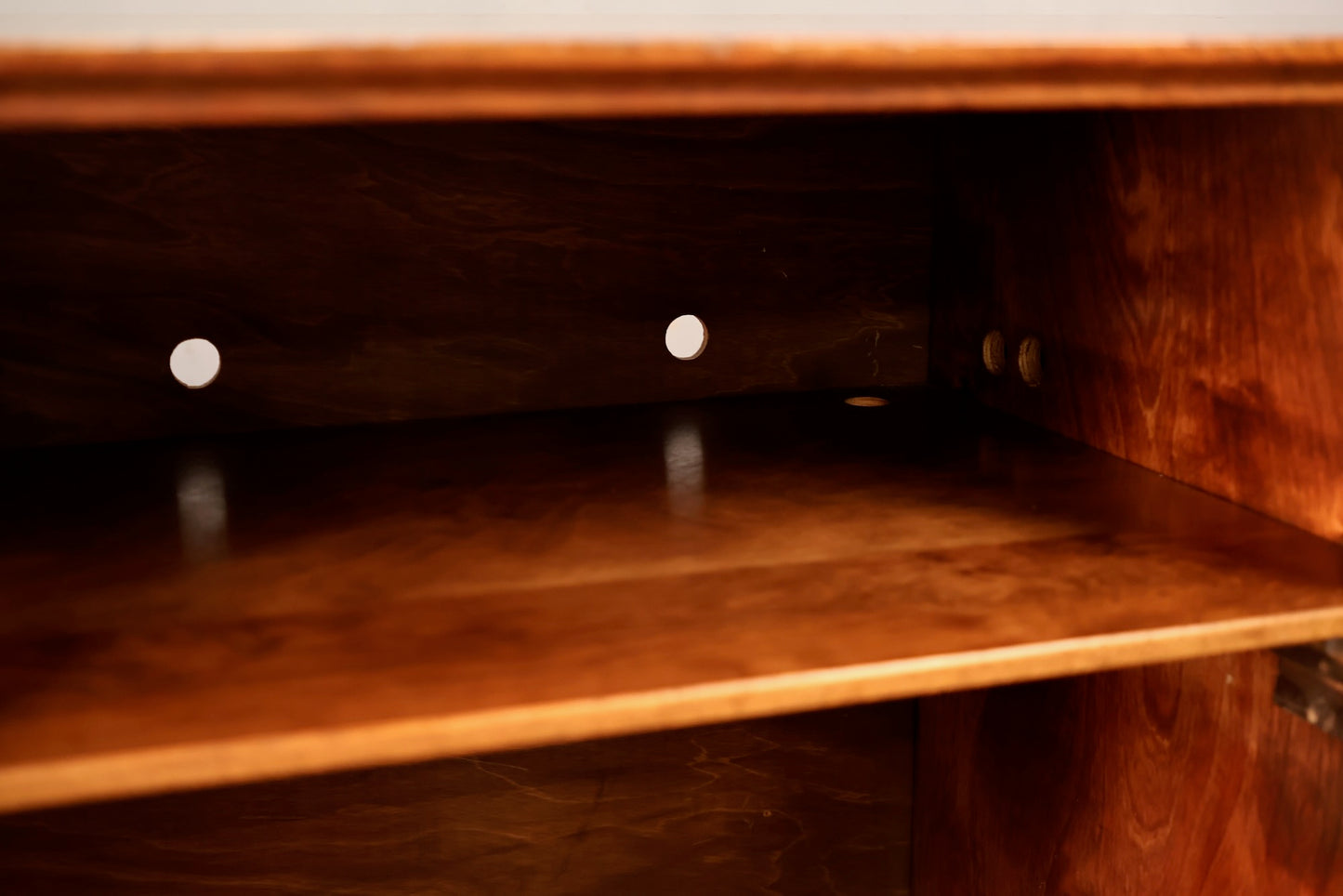 Mid Century Tambour-Door Credenza