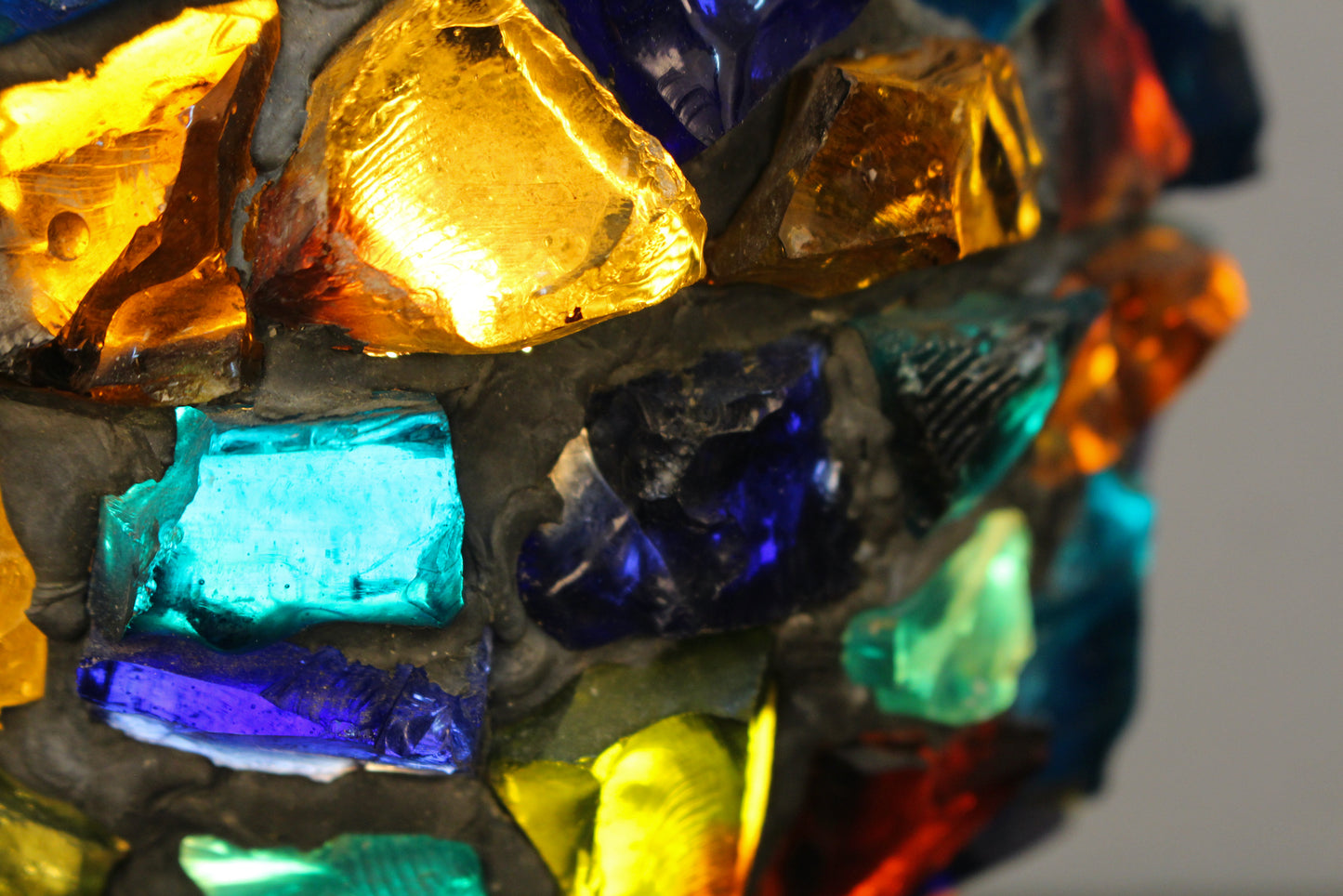 Petite Chunk Glass Table Lamp