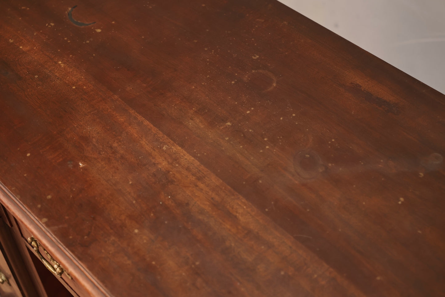 1950s Mahogany 3-Drawer Desk