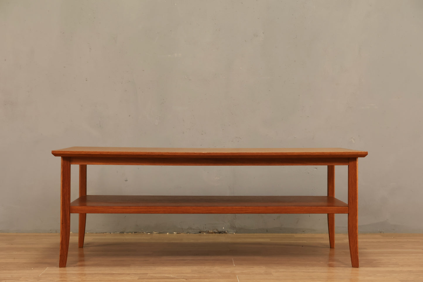 Large Teak 2-Tier Coffee Table