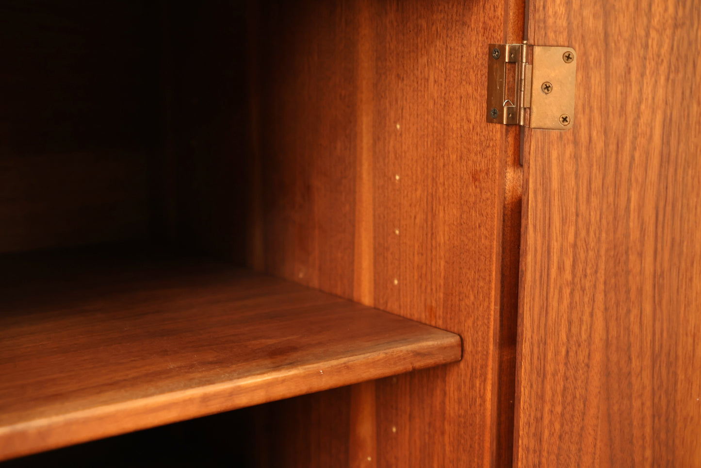 Jens Risom Walnut 2-Door Credenza