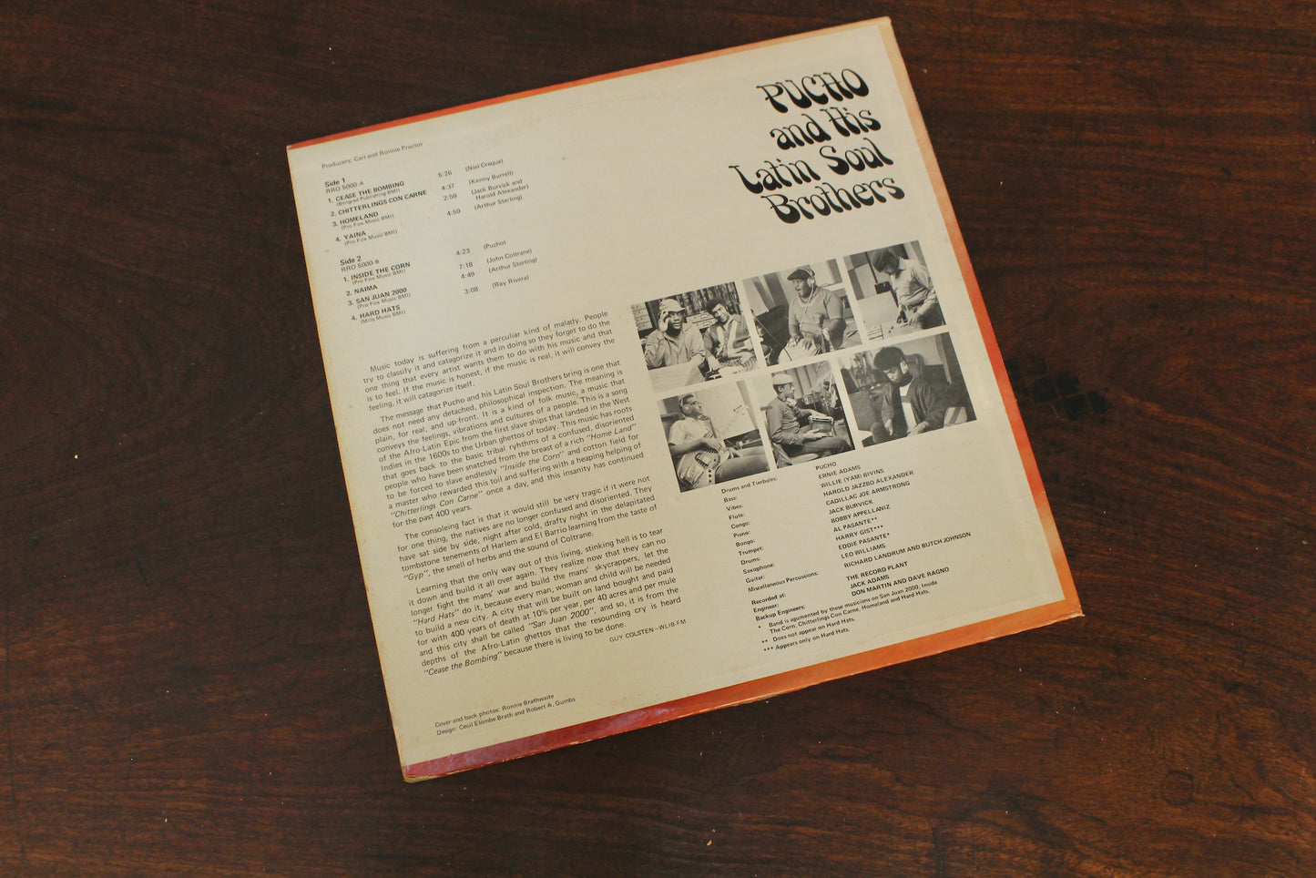 Pucho And His Latin Soul Brothers "Yaina" 1971 LP