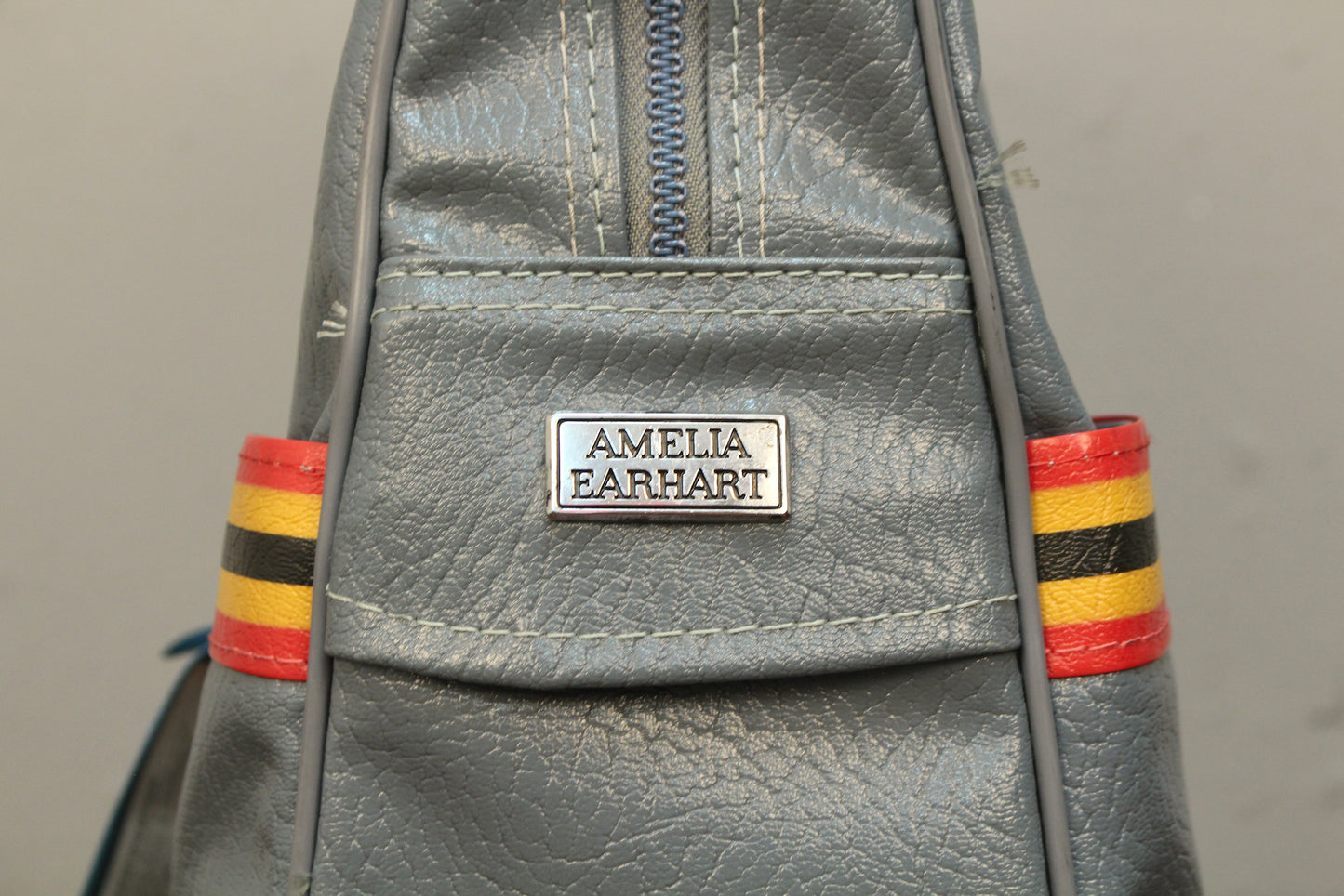 Amelia Earhart Stone Blue Flight Bag