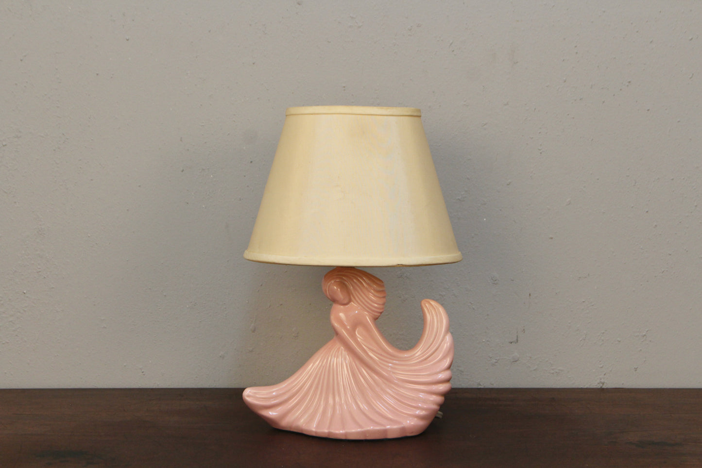 Pair of Petite Pink Lady Table Lamps